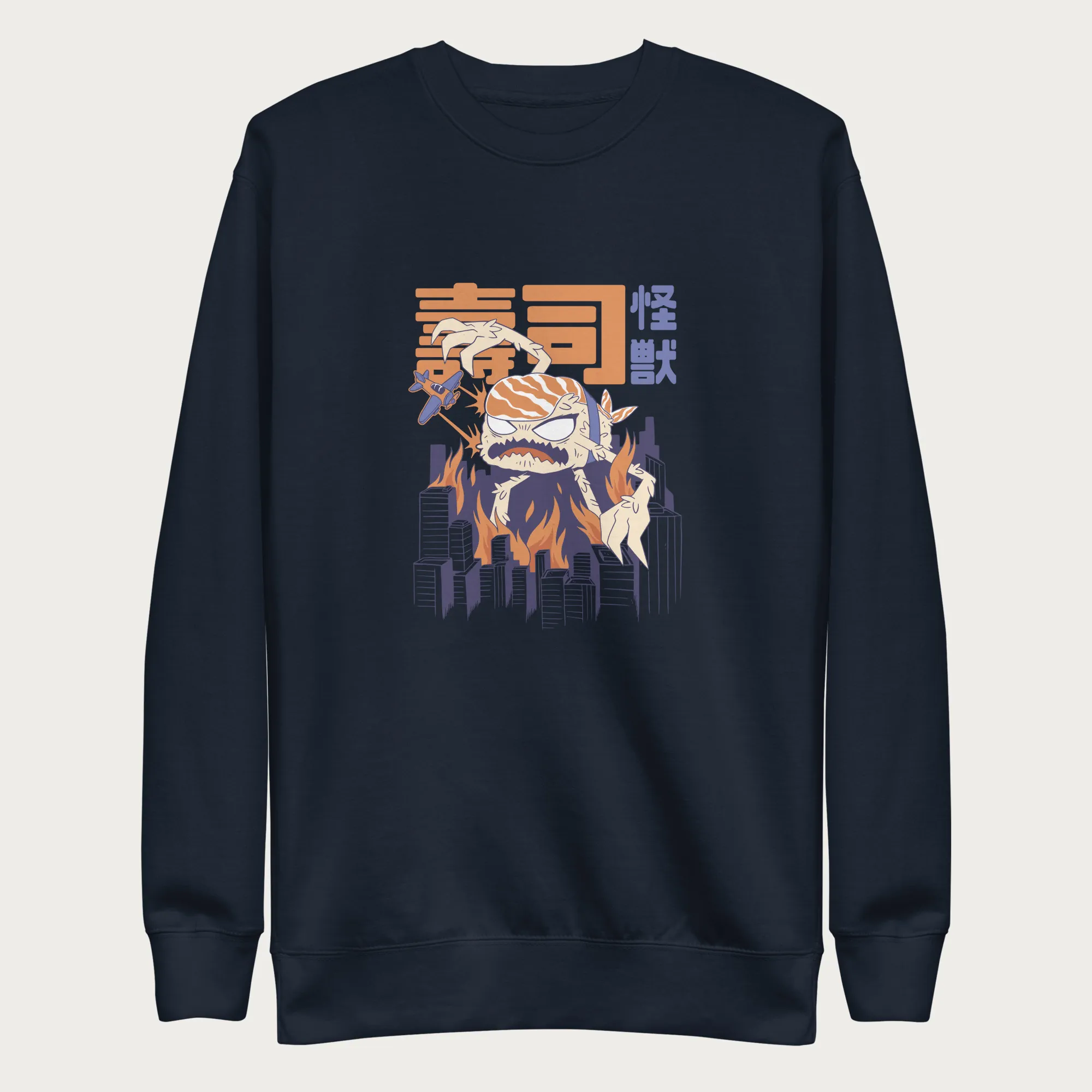 Sushi Kaiju Japanese Sweatshirt - Image 12