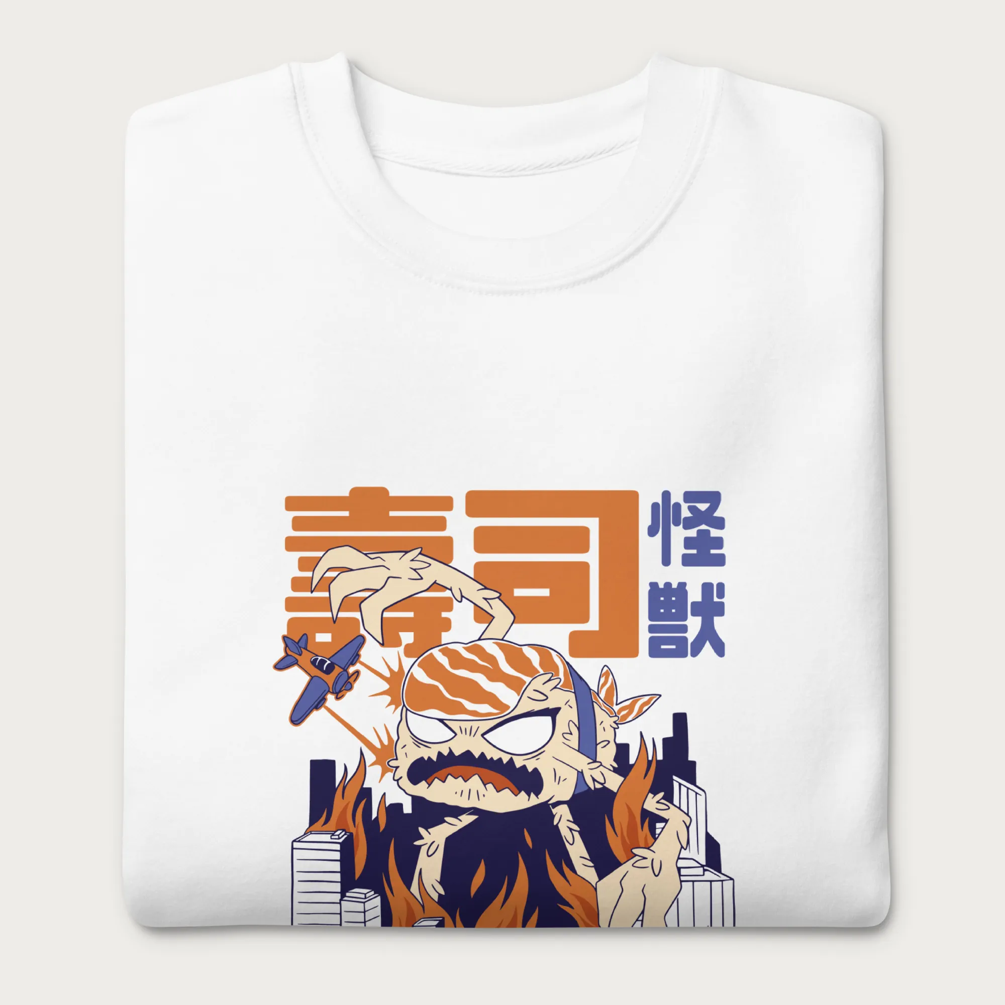 Sushi Kaiju Japanese Sweatshirt - Image 15