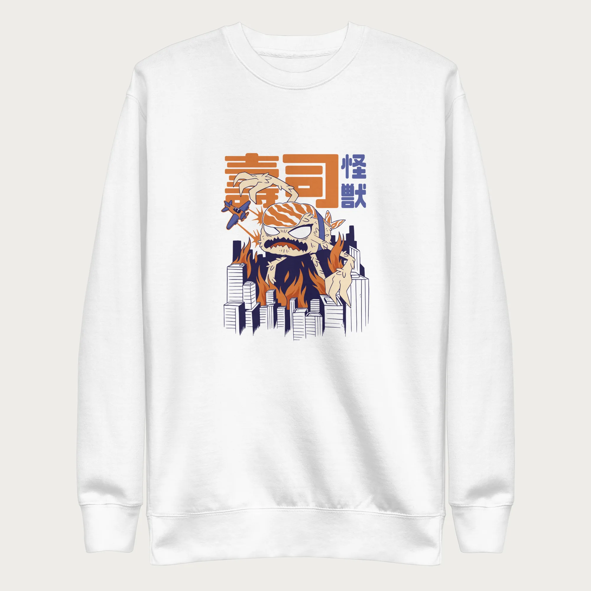 Sushi Kaiju Japanese Sweatshirt - Image 16