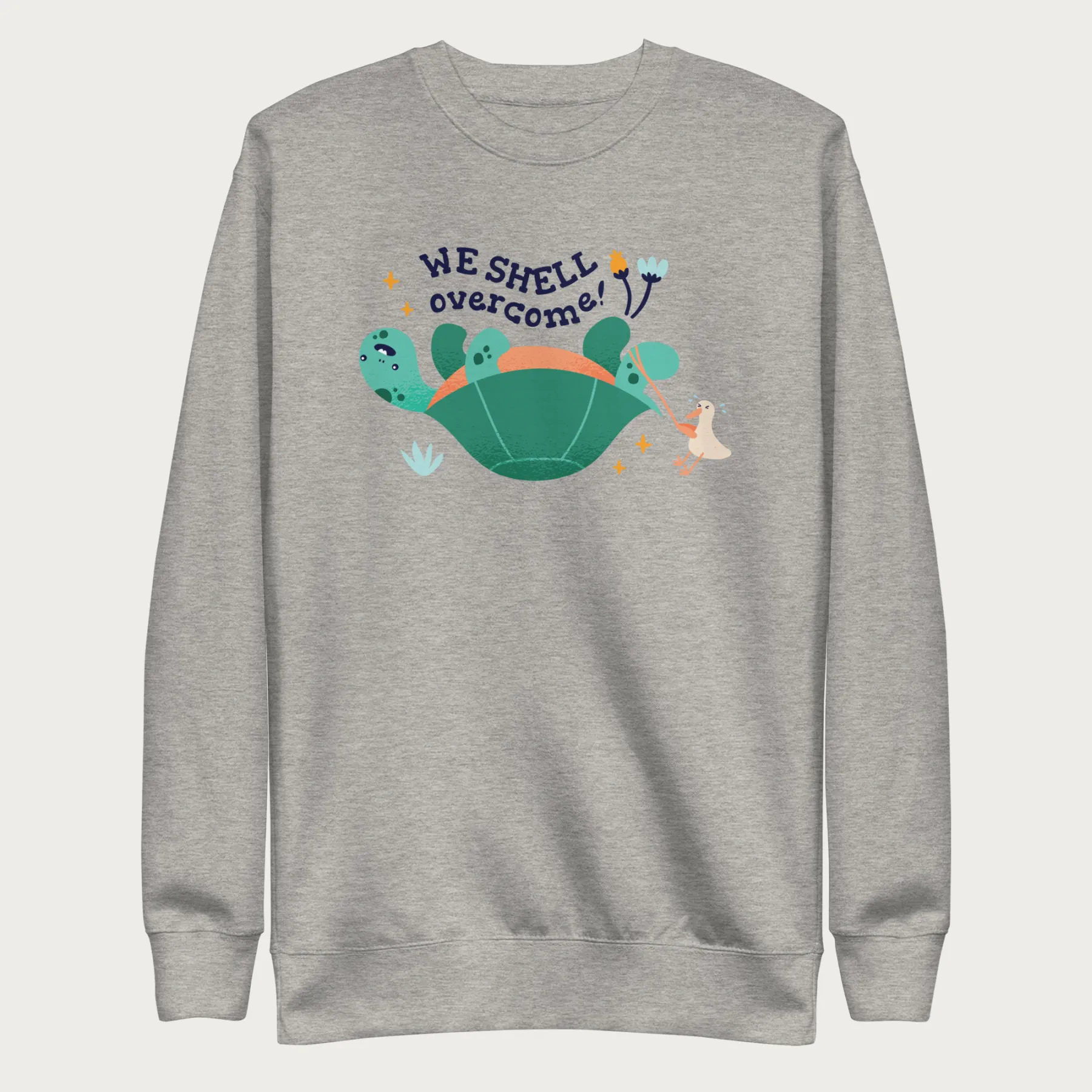 We Shell Overcome Cute Turtle Sweatshirt - Image 10