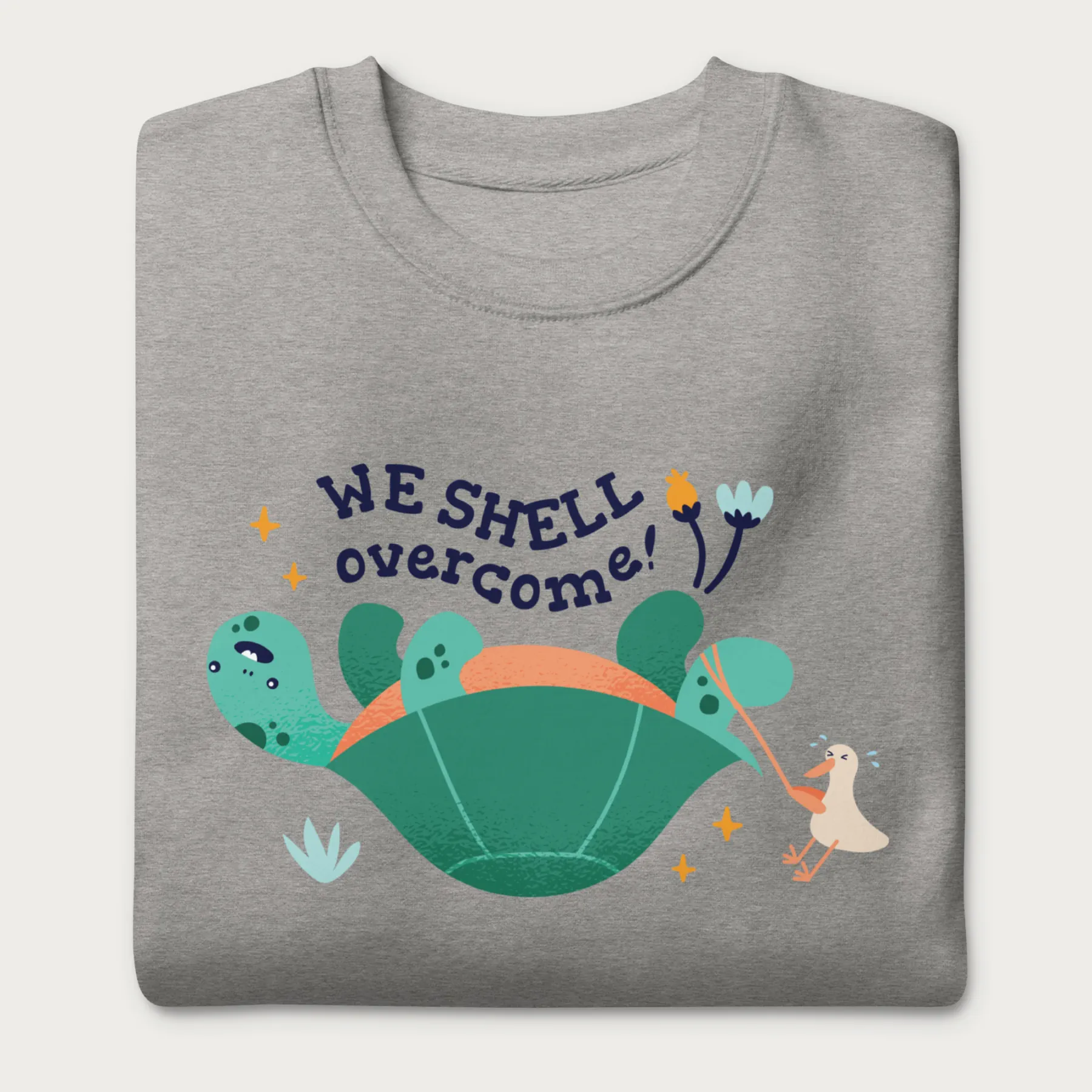 We Shell Overcome Cute Turtle Sweatshirt - Image 9
